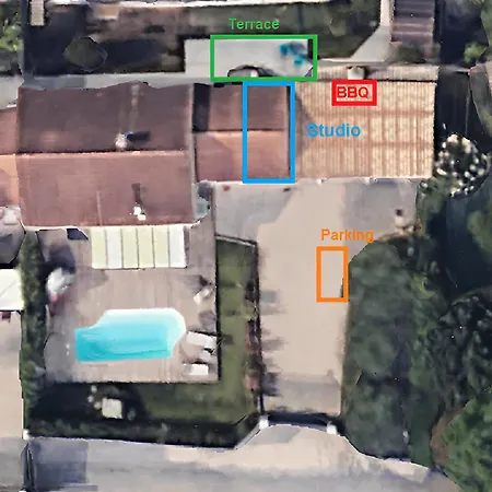 Climatise Avec Parking, Terrasse Et Piscine Apartament Villeneuve-Loubet